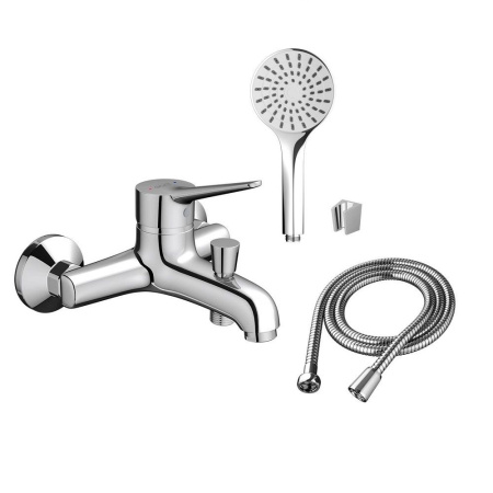 D2010008 Optima Смеситель для ванны и душа AM.PM с душевым набором в комплекте