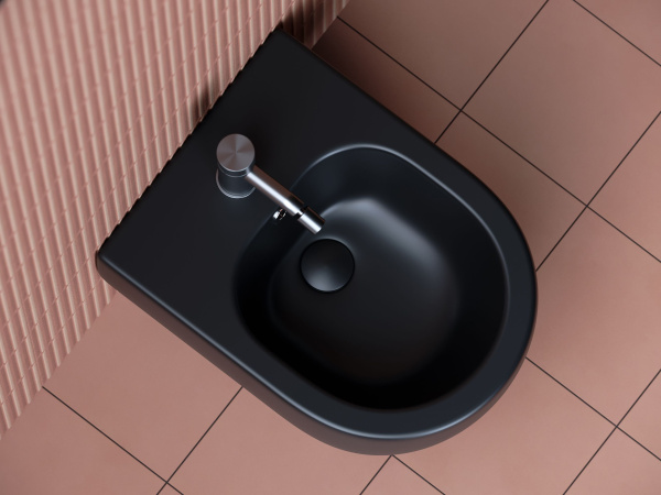 Подвесное биде Ceramicanova Play, черный матовый, CN3002MB