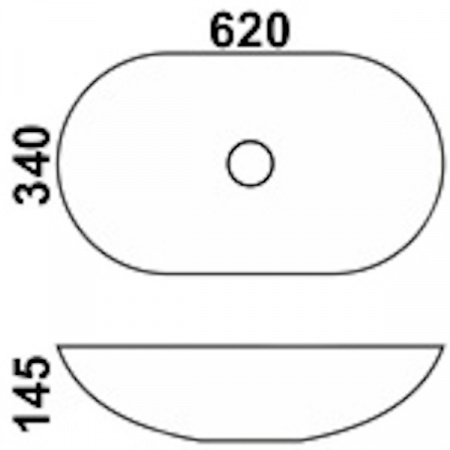 Раковина MELANA MLN- 7811AJW (золото)