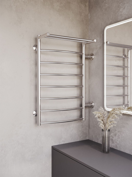 Классик с полкой П8 500х800 бп500 Полотенцесушитель TERMINUS