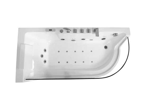 Акриловая ванна Cerutti SPAC-403L  гидромассажная  170x80x58