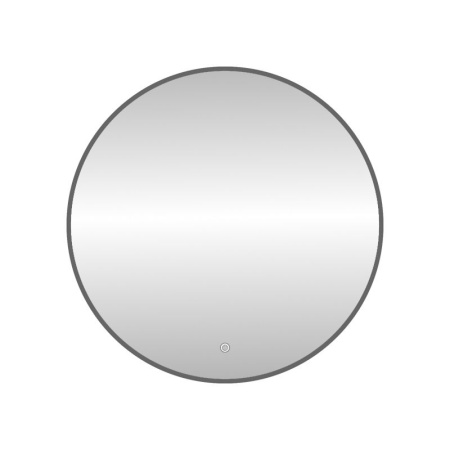 Зеркало с подсветкой LED Fixsen FX-1060F круглое 60х60 см, графит