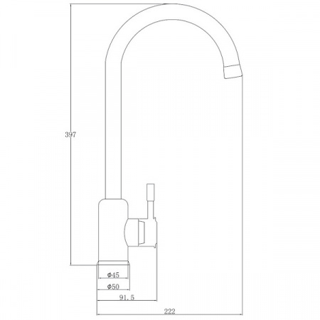 Смеситель для мойки ZorG Steel Hammer SH 5188 INOX