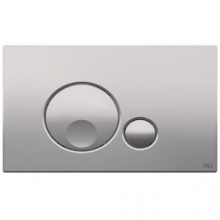 Кнопка смыва OLI Globe 152951 хром матовый
