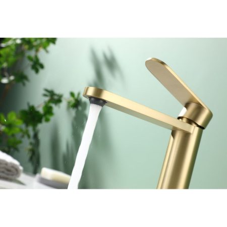 Смеситель для раковины Raglo R10.10.03, золотой сатин