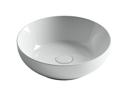 Умывальник чаша накладная круглая Ceramicanova Element 370*370*110мм, Белый, CN6020