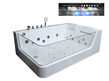 Ванна C-495R акриловая гидромассажная Ceruttispa (1700x1200x580)