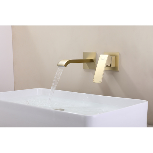 Смеситель для раковины встраиваемый Raglo R02.11.03, золотой сатин