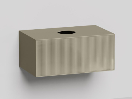 Подвесной модуль Salini Armonia 900x400 с вырезом под сифон, никель, 27A.1.900.400.02.1