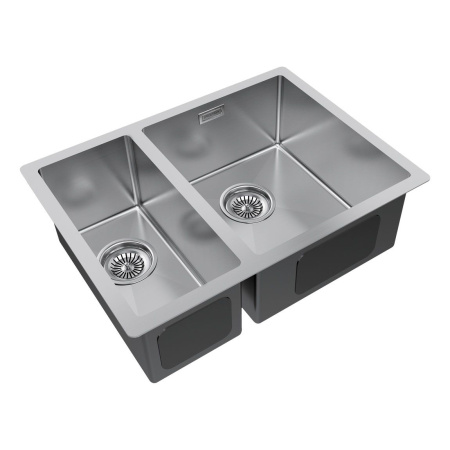 Мойка Paulmark GERBERG 59/2S UNI PM225944-BSR 440х590х200 мм, нержавеющая сталь, брашированная нержавеющая сталь