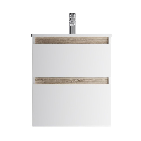 M85AFHX0552WG X-Joy База под раковину AM.PM, подвесная, 55 см, 2 ящика, белый глянец