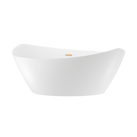 Акриловая ванна в наборе 4 в 1: отдельностоящая ванна, ножки, экран, слив-перелив Wellsee L’univers 236401004