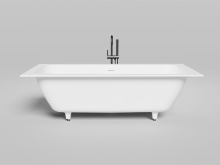 Ванна встраиваемая Salini ORLANDA AXIS KIT 190x80 покраска по RAL полностью, S-Stone, матовый 103321MF