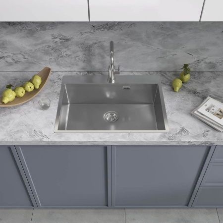 Кухонная мойка Reflexion Iseo RX2265SS полированная сталь