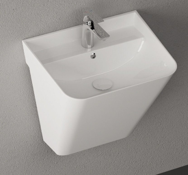 Раковина ISVEA Sott'Aqua подвесная 500*420*515 1 цвет белый матовый 10SQ37002SV-2L