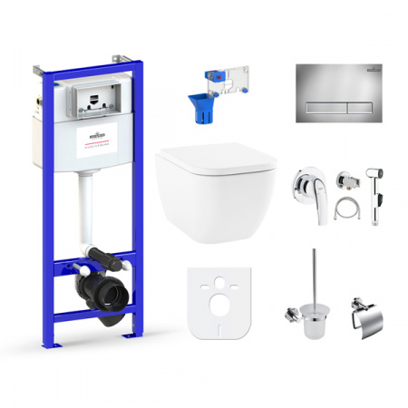 Комплект инсталляции и унитаза 10 в 1 Lavinia Boho Relfix One Compacto 98010122