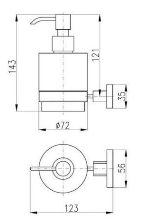 Дозатор RAV Slezak Yukon YUA0303CB