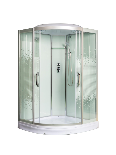 Душевая кабина МОНОМАХ МОНОМАХ 120/120/15 С МЗ 1200х1200х2200мм