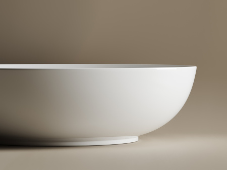 Умывальник чаша накладная овальная Ceramicanova Element 520*395*130мм, Белый, CN6017