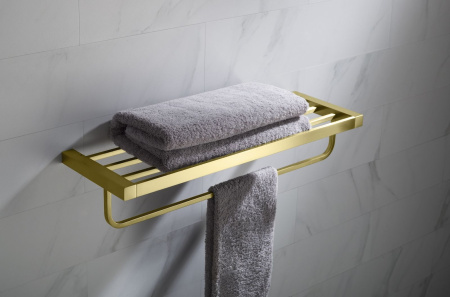 Полка для полотенец Timo Selene 17058/17, матовое золото