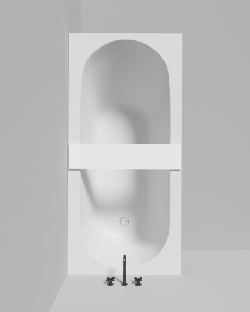 Полка для встраиваемой ванны Salini GABBIANO IN 780/2, белый, 1906206M