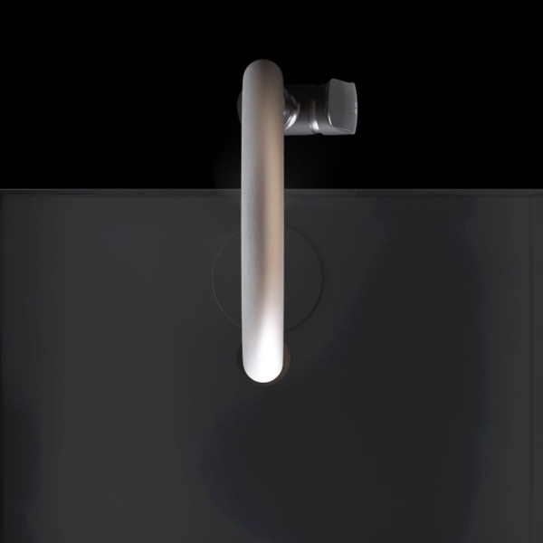 F8007826 Like, Смеситель для кухни AM.PM с каналом для питьевой воды и гибким изливом, черн., бежевый излив