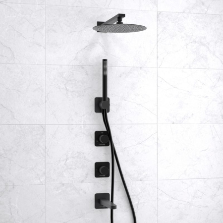 A5251.300.301.219.258.302.242.217 Встраиваемый комплект для ванны WasserKRAFT с верхней душевой насадкой, лейкой