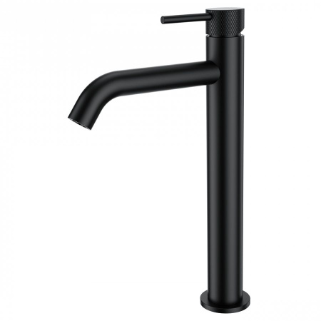 Смеситель для раковины высокий WONZON & WOGHAND, Черный матовый (WW-H1062-MB)