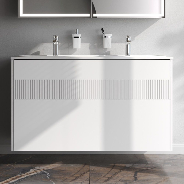 M8FFUX1202WM Func База под раковину AM.PM (push-to-open), 120 см, цвет белый матовый