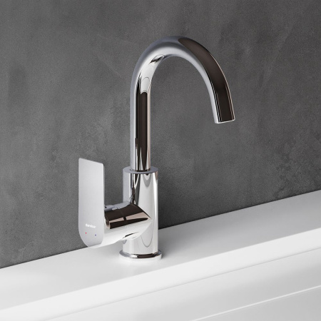 470220000 Apollo Смеситель для умывальника Damixa с поворотным изливов, хром