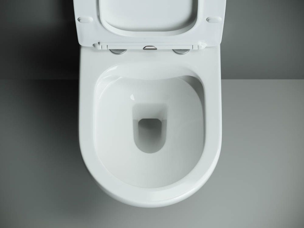 Подвесной унитаз Mono Rimless 350х360 белый