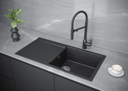 Смеситель для кухни Paulmark MAGNETO ONE Ma213188-AN, антрацит