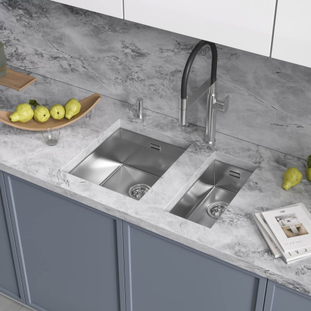 Кухонная мойка Reflexion Como RX2022SS полированная сталь