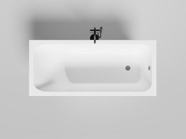 Ванна встраиваемая Salini ORLANDA 170x75, S-Sense, матовый белый 102017M