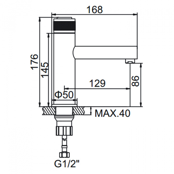 Смеситель для умывальника Ledeme H76 L1076