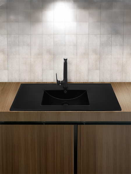 Раковина врезная WeltWasser WW SK DEILBACH 7517-100 MT-BL