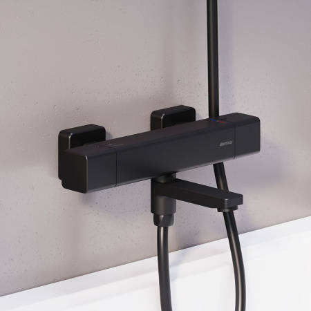 533000300 Gala термостатный Смеситель для ванны и душа AM.PM, чёрный