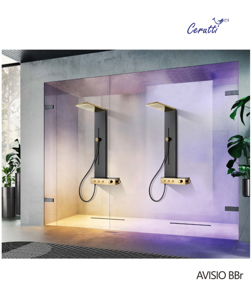 Душевая панель Cerutti SPA AVISIO BBr  CT9659