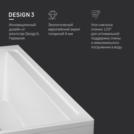 W52A-180-080W-A Inspire V2.0 Ванна акриловая AM.PM 180х80 A0, шт