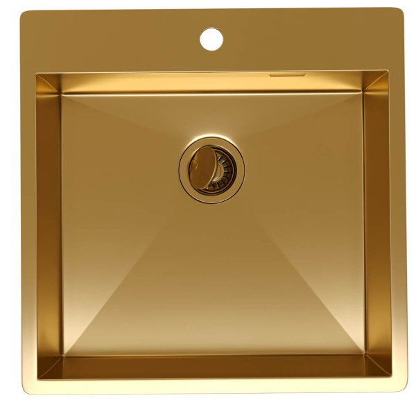 Кухонная мойка Reflexion Iseo RX2250GD брашированное золото