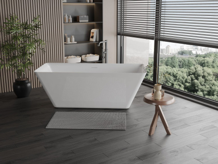 Ванна AQUAme акриловая отдельностоящая AQM3502GW