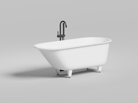 Ванна встраиваемая Salini ORNELLA 170x75, S-Sense, глянцевый белый 102311G