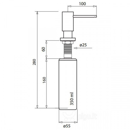 Дозатор Aquasanita DR-002