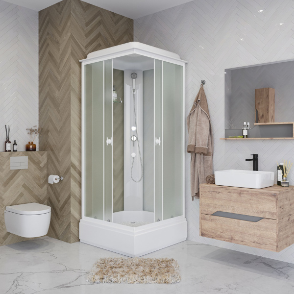 Душевая кабина Niagara Promo P80/26Q/MT (80х80х215) 4 места