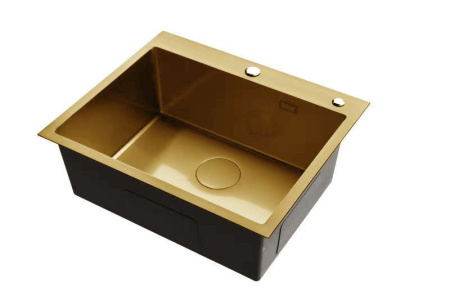 Кухонная мойка Roxen Simple 60 PVD (gold)