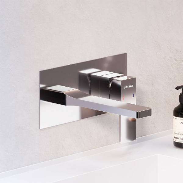 530260000 Gala Смеситель для умывальника Damixa монтируемый в стену, хром