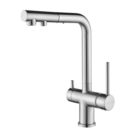 Смеситель для кухни Paulmark SERPENTINE Se213222-NI, никель