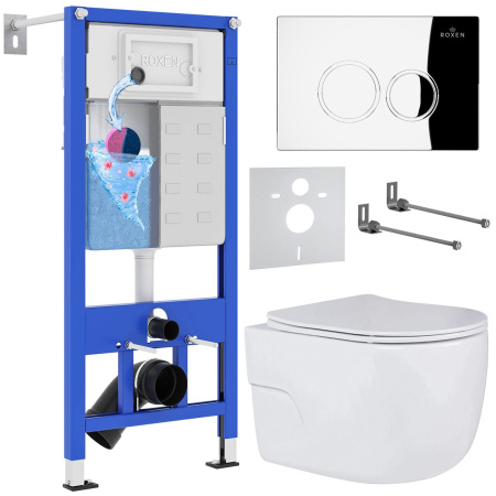 Комплект 6 в 1 Roxen StounFix Dual Fresh 516917 (состоит из: 710200, Santi 410260CH, 530155-01)