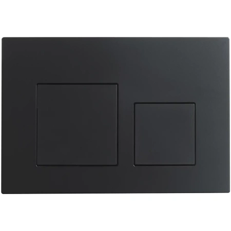 Кнопка смыва Veconi FLUSH V4, FLV4-B, 240х162х10, пластик, черный матовый