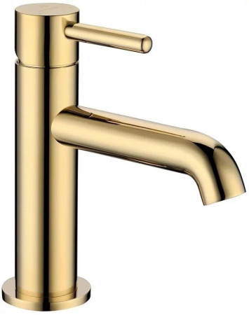 Смеситель для раковины стандартный Grocenberg GB2099 Золото глянец